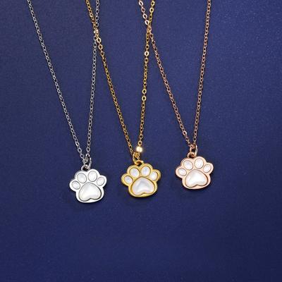 Love Cat Claw Necklace Female Niche Exquisite Temperament High-end Design Sense Cute Cat Fritillary Necklace