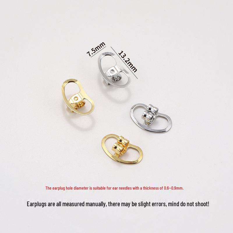 Comfortable Freshwater Pearl Earrings with Anti-Allergic Backs & Pig Nose Ear Plugs