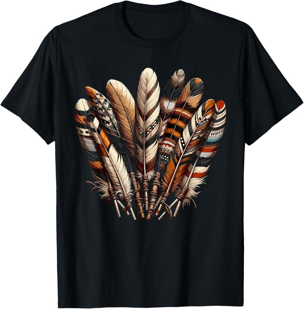 

Southwest Native American Indian Feather Tee Gift Unisex T-Shirt 3XL