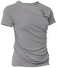 Peulleeoeob Asymmetrical Draped T-Shirt (Fl-147_Gray)