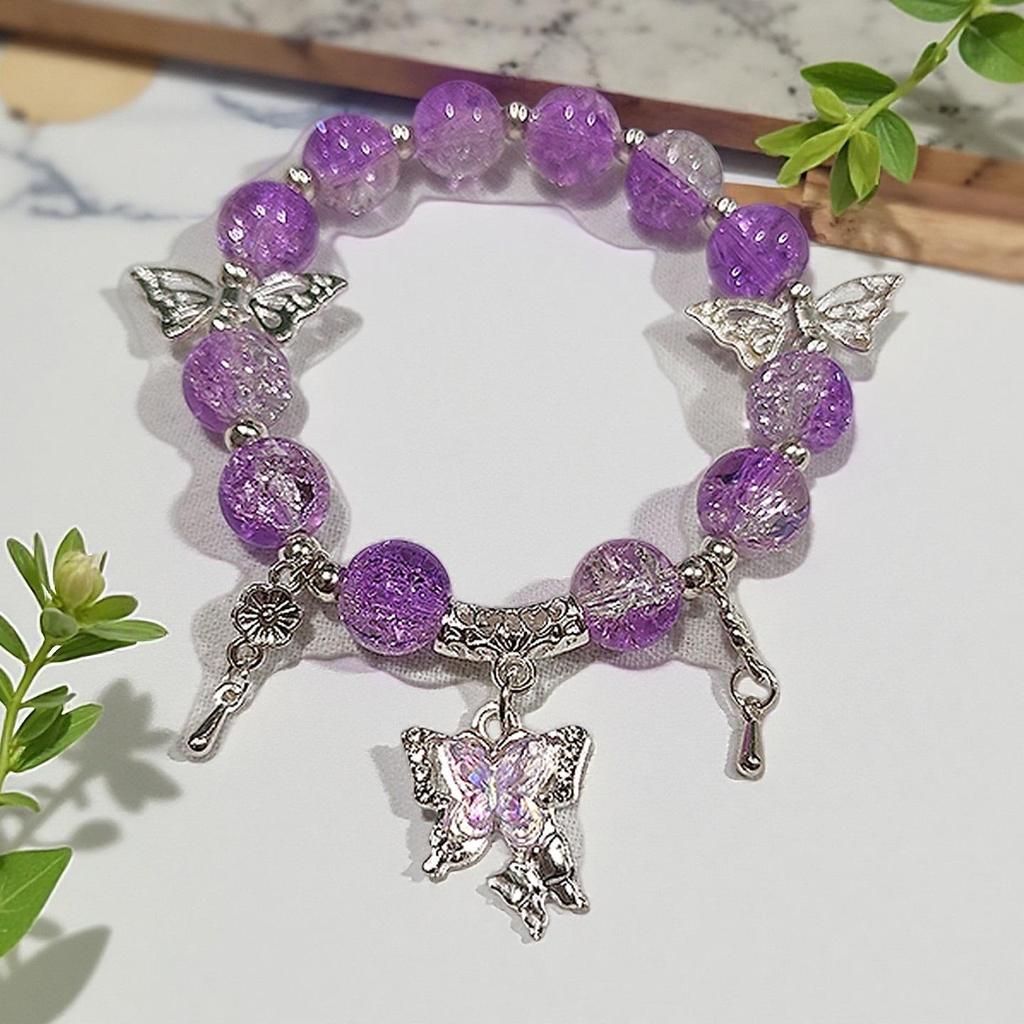 Daisy Popcorn Beaded Bracelet: Elegant Women's Hand Jewelry