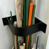 1Pcs Drilling Pole Organizer Wall Mounted Corner Tool Storage Rack For Garage Workshop Yard Indoor Sweep Mop Long Pole Storage