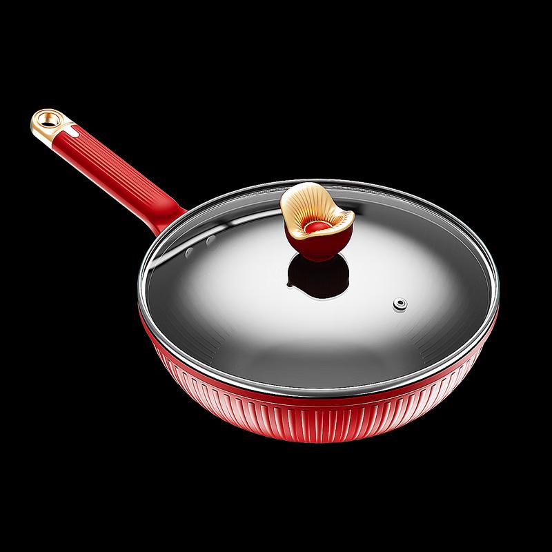 DStt Fulun 30cm Non-stick Stir-fry Wok