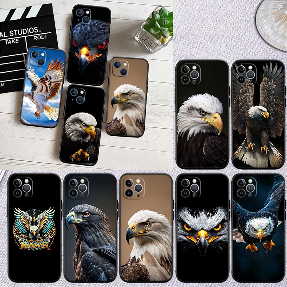 LO51 Hawk Eagle Soft Shell Phone Case for Redmi Note 10 11 12 Pro Max 10S 10C 10T 11A 11S 12S 12C