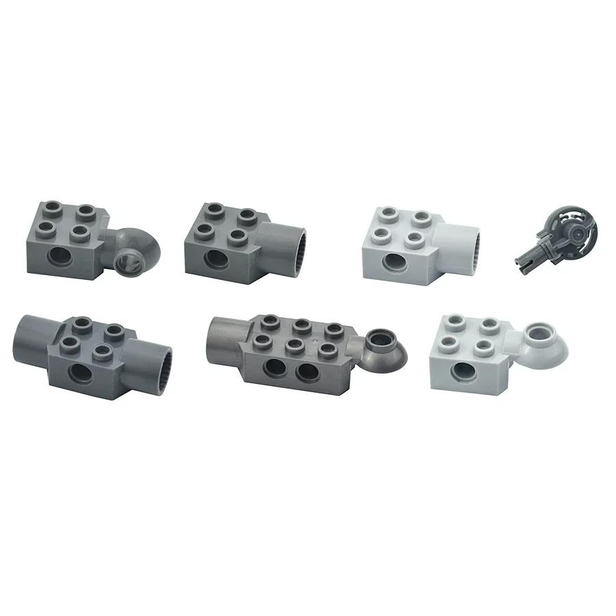 High-Tech Hinge Rotation Joint Ball Loop Assembly Building Blocks Parts Educational MOC Toys Compatible 47454 48169 48171 47455