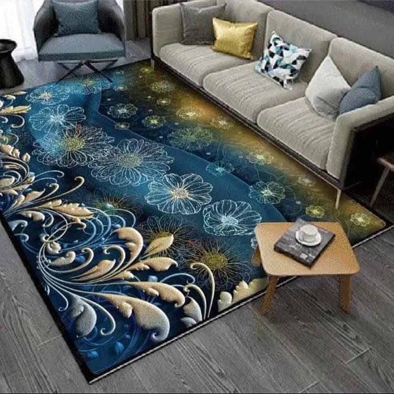 European style Luxurious Carpets For Living Room Bedroom Area Rugs Classic Turkey Study Large Carpet Sofa Coffee Table Floor Mat