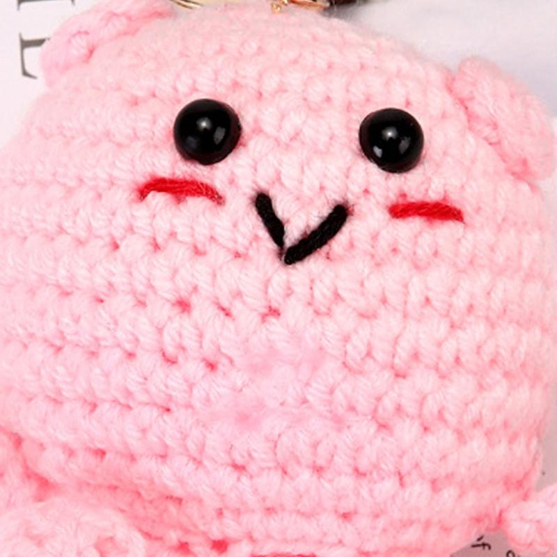 Unique Crochet Sea Animal Keyring Assortment Type Purse Hanging Decoration Handmade Ideal For Decoration Gifting