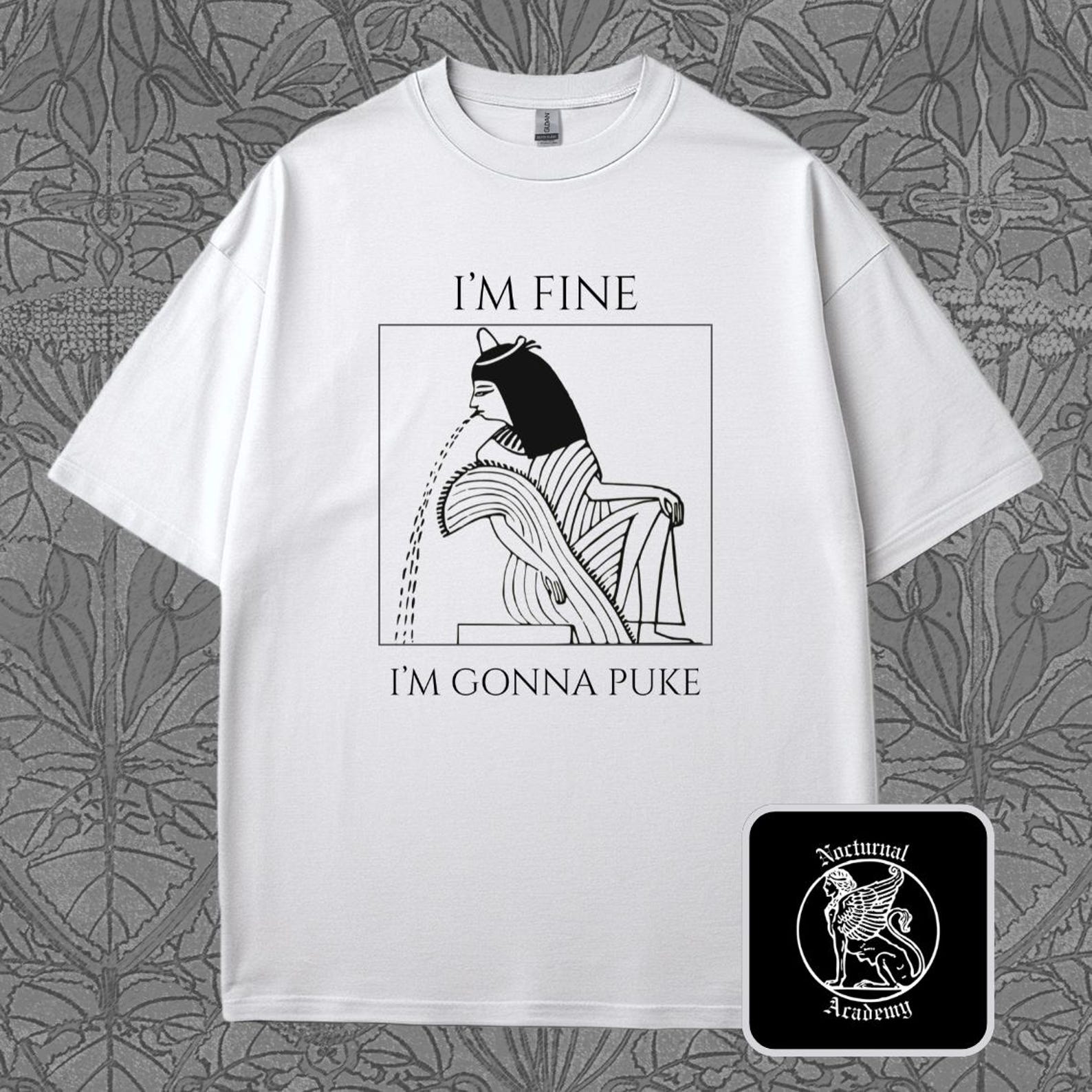 Satirical Ancient Egypt T-Shirt: Dark Humor Graphic Tee L