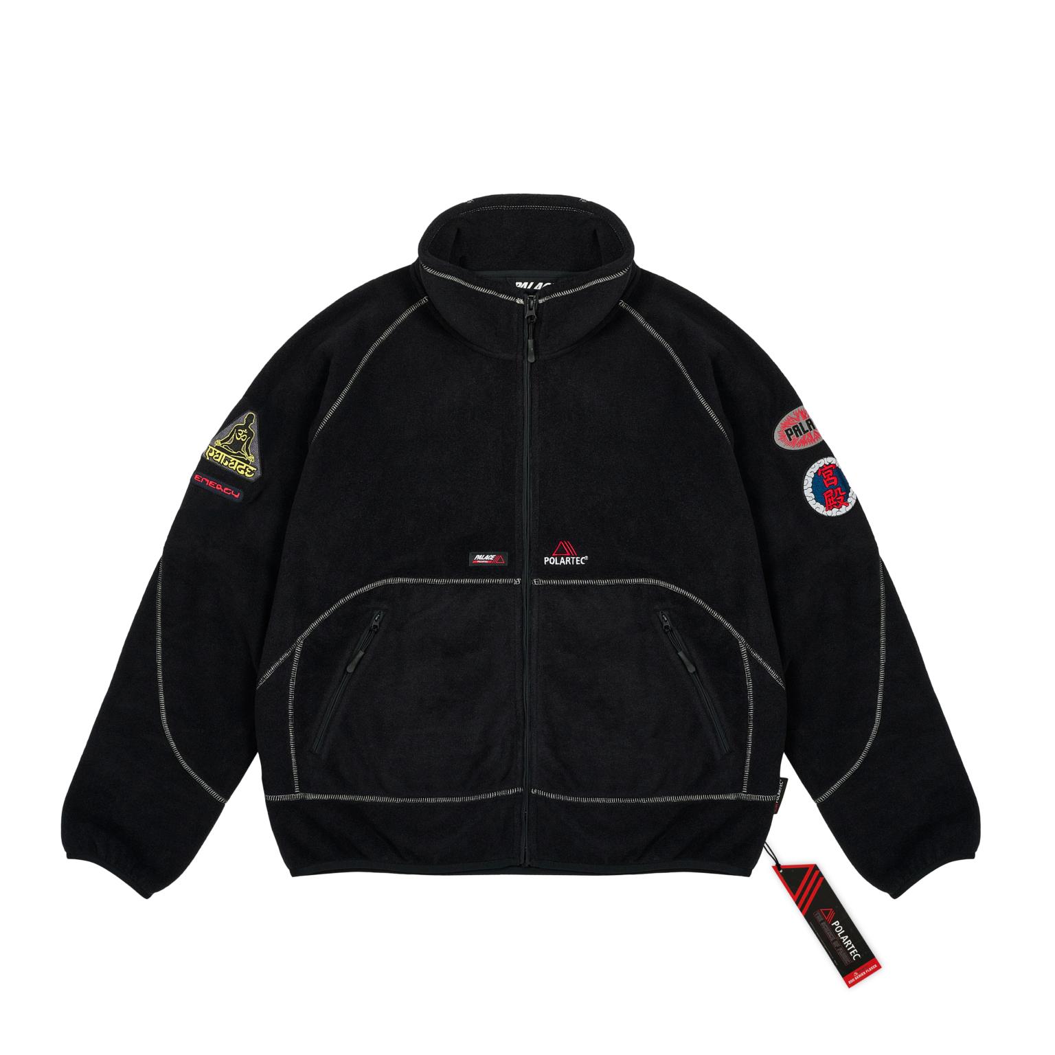 

Palace Polartec Full Zip Funnel Black Unisex Outerwear P28JK004 L