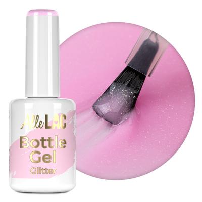 Gel para Uñas en Botella con Pincel Bottle Gel Brillo Allelac Lily Glimmer 15G
