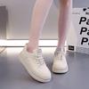 2025 spring little white shoes new Korean version ins female students height increase platform sports board shoes casual shoes female G7610