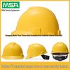 MSA/Meisi'an PE Safety Helmet, National Standard, Breathable, Anti-Smash, Thickened, Customizable Logo.