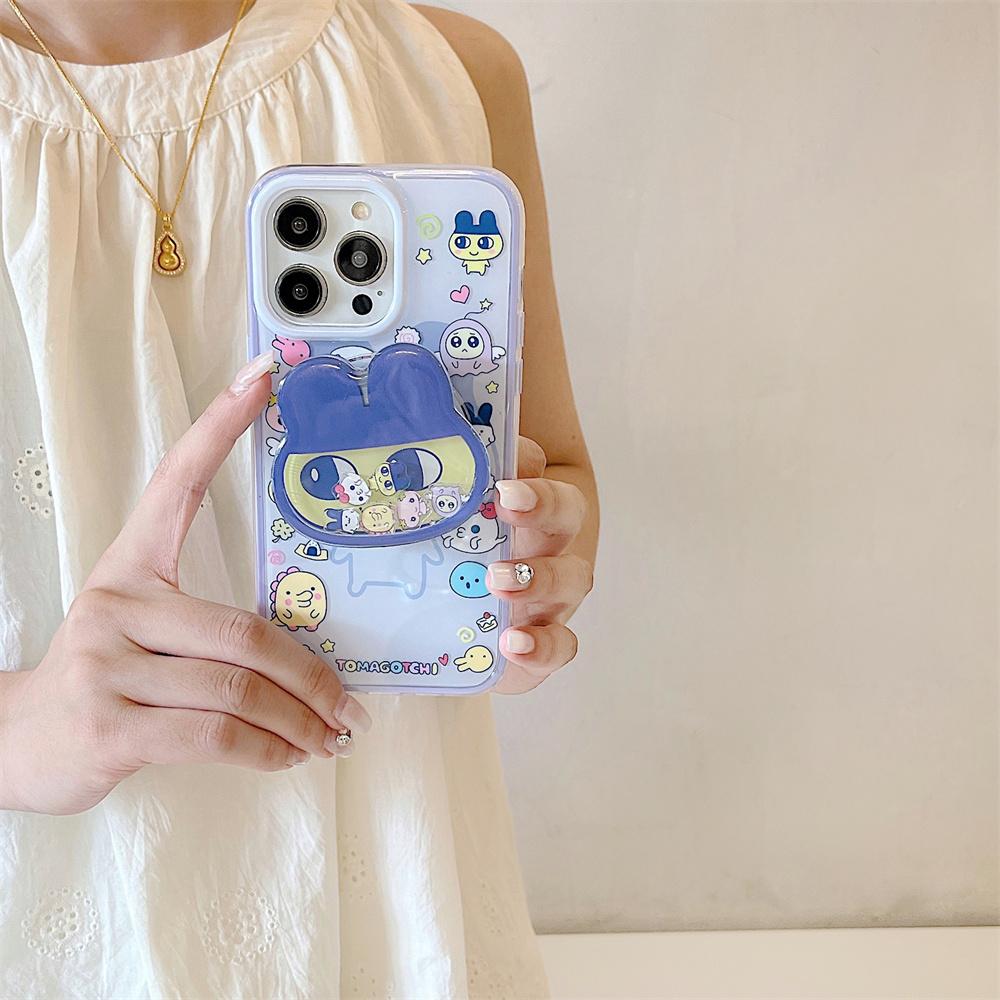 Funny cartoon magnetic stand phone case for iPhone 17 16 Pro Max 14 15 pro 16 cover with Magsafe cute protection shockproof cove