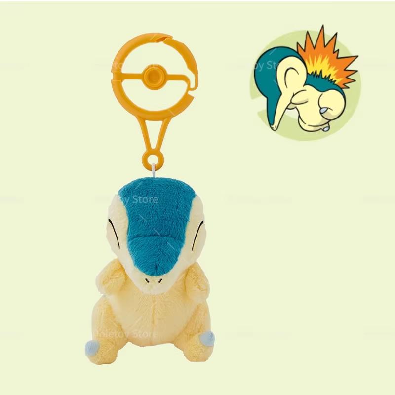Original Pokemon Plush Key Ring Pikachu Sylveon Eevee Charmander Squirtle Quaxly Pok Sphere Buckle Animation Merchandise Presents