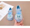 2026 New Fashion Girls' Princess Rhinestone Leather Shoes with Soft Soles and Luminous Crystals for Spring and Autumn.