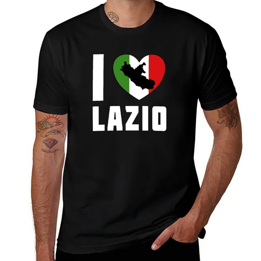 I Love Lazio  I Heart Lazio TShirt Funny T Shirts Cotton Cotton T Shirts Man 100 TShirt
