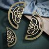 Zinc Alloy Drawer Pulls Chinese retro Dresser Wardrobe Knobs Kitchen Cupboard Drawer Handles Furniture Handle Hardware