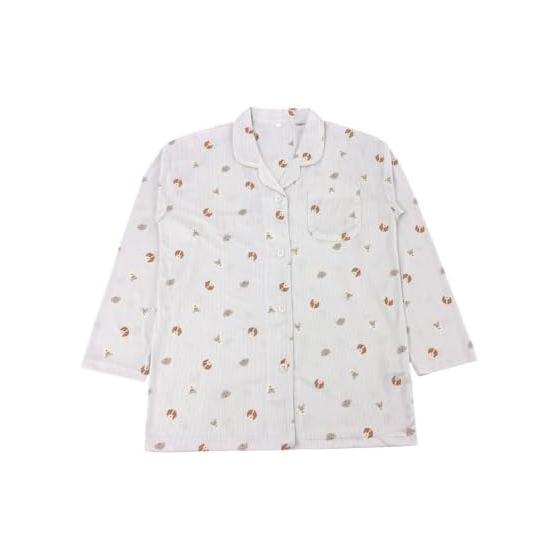 Pajama Set Women's Pajamas Animal Pattern Open Front Long Sleeve Stretch Material Panda Rabbit Bird Dog Women's