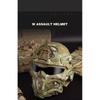 ABS Outdoor Casco Protector Built-in Headset Lens Multiple Color Safety CS Game Full Face Field Cover Tactical Mask Helmet