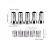 10Pcs TR414 Car Truck Tire Wheel Tyre Valve Stem Hex Caps with Sleeve Covers Left Right Front Rear Auto Accessories