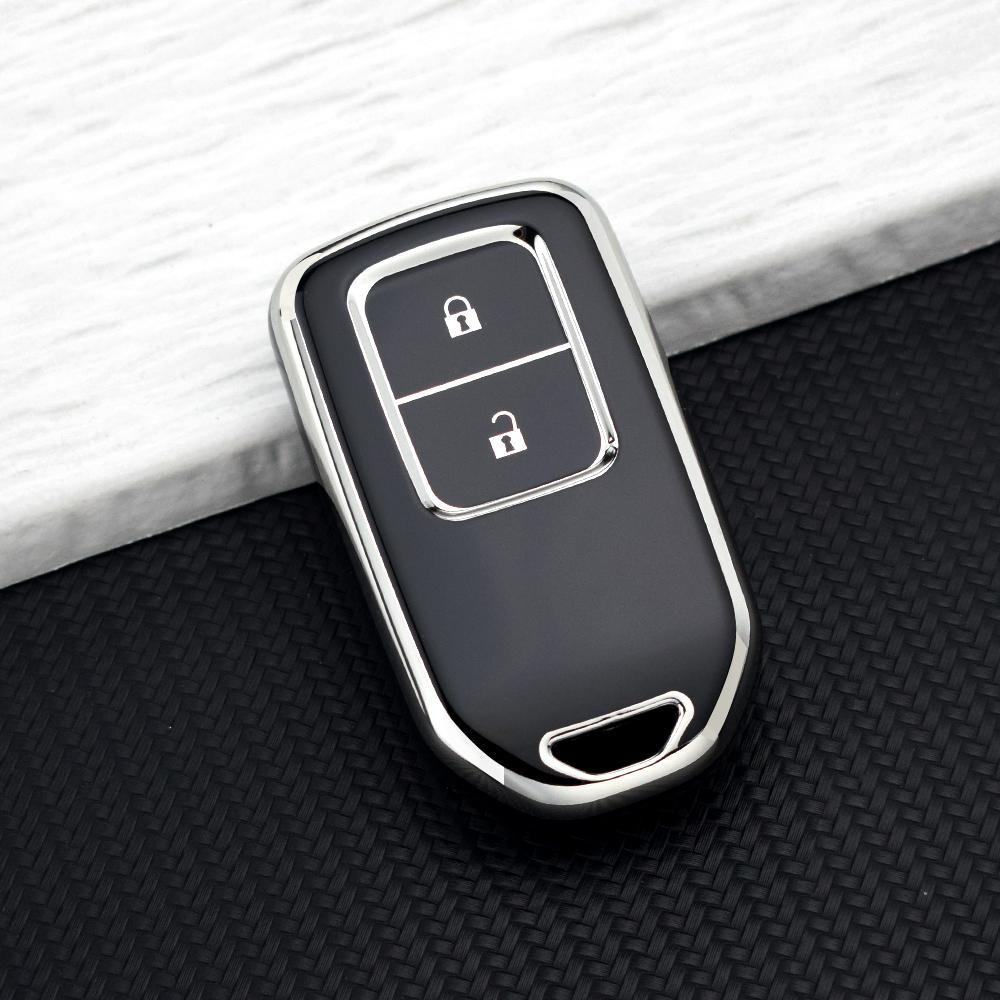 

For Honda HR-V MPV EX Odyssey Stepwgn Elysion Civic Fit Accord Pilot CRV 2/3 Buttons Car Key Case Cover Key Shell Fob Protector