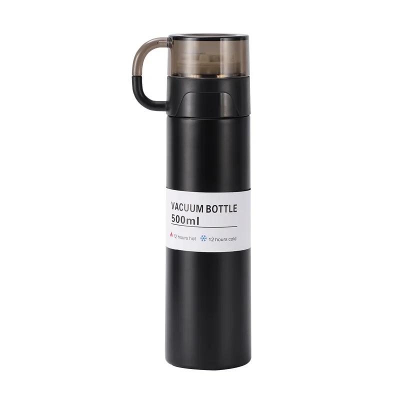 500ml High End Business Gift Set Insulated Bottle 304 Stainless Steel Thermos BottleTea Brewing Companion Hand Gift Water Cup