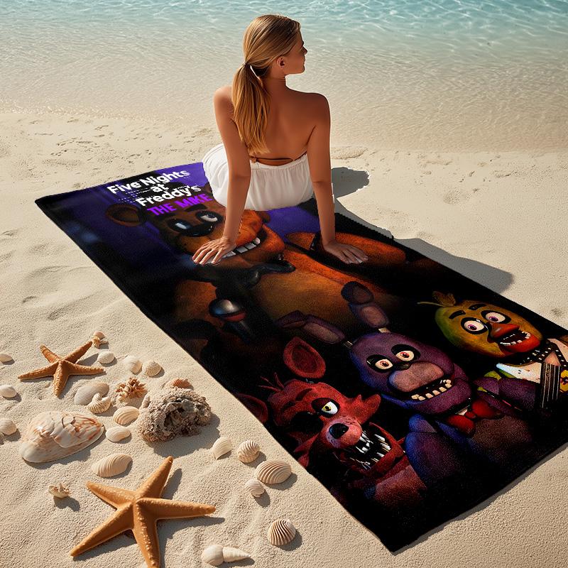 Fnaf Mike Stylish Digital Printing Beach Towel Quick Drying Absorbent Blanket For Beach Pool Gym Travel Christmas Gift C9211958