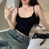 Kragen Falten Wunsch Reiner Stil Camisole West Für Damen Sommer Oberbekleidung Ärmellos Kurz Figurbetontes Oberteil Für Oberbekleidung