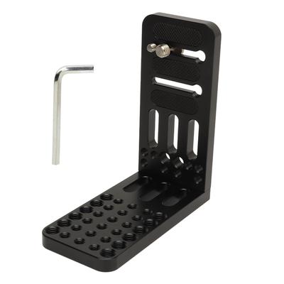 Camera L Bracket Quick Release Plate Vertical Horizontal Switching with 14in 38in Screw Hole