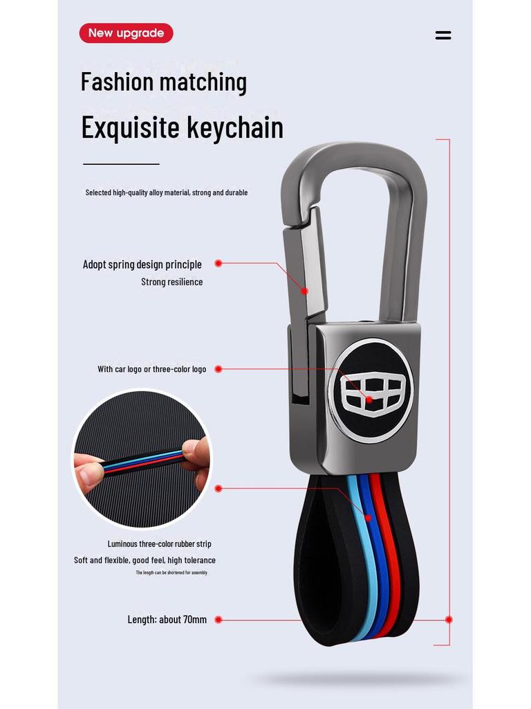 Geely Xingrui Key Bag: Fits 19-21 Dihao GS, Binyue, Haoyue, Binrui Car Key Covers and Buckles