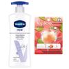 Vaseline Body Lotion & Mentholatum Lip Balm Set