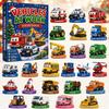 Transportation Advent Calendar With Acrylic Material For Holiday Gift And Kids Play