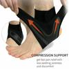 Wrels Sports Ankle Brace Support Adjustable Compression Sleeve Elastic Foot Breathable Anti-Sprain Support Heel Protective Strap