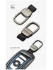 Cabrón Genuine Leather Universal Car Keychain - Fits All Key Bags with High-End Square Buckle