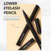 GECOMO 0,05 mm Ultrafeiner Unterwimpernstift, Präzise Kontrolle Augen-Make-up, Doppelseitiger Eyeliner-Wimpernstift