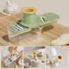 3in1 Garlic Ginger Grinder Kitchen Gadget Mini Garlic Grinder Manual Garlic Press for Crushing Spices Herbs Garlic