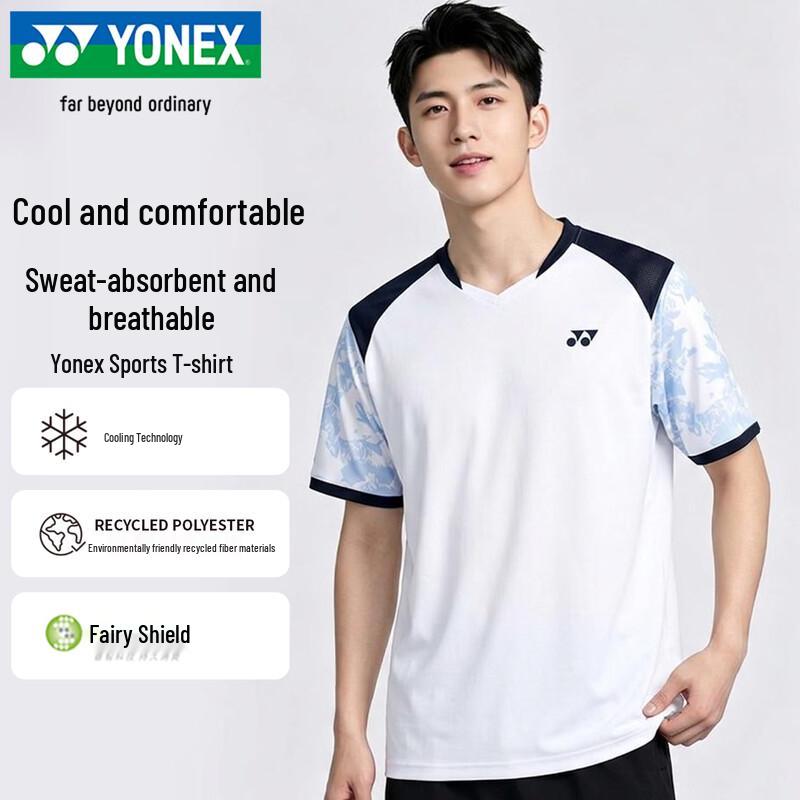 YONEX Unisex Badminton Training & Competition Short Sleeve T-Shirt