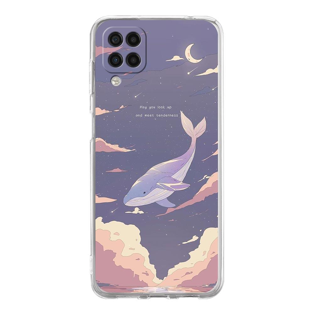 INS Japan Sunset Scenery Phone Case For Samsung A51 A71 A21S A12 A11 A31 A41 A01 A03S A22 A13 A33 A73 A53 A52 A32 5G A23 Cover