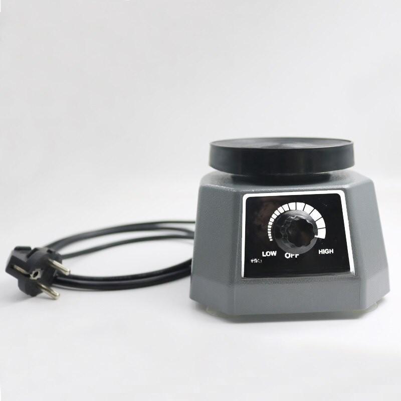 4'' Round Vibrator for Laboratory and Craft with Lamp Small Gypsum Variable Intensity Shaker Oscillator Dental Lab Equipment
