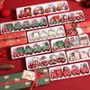 Christmas Advent Countdown Calendar Desktop Ornaments Santa Claus Snowman Design Wooden Calendar Christmas Decoration Noel