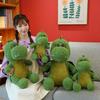 Latest Green Simulation Dinosaur Animals Soft Stuffed Plush Toys Hobbies Delicate Kawaii Great Birthday Presents Friends or Kids