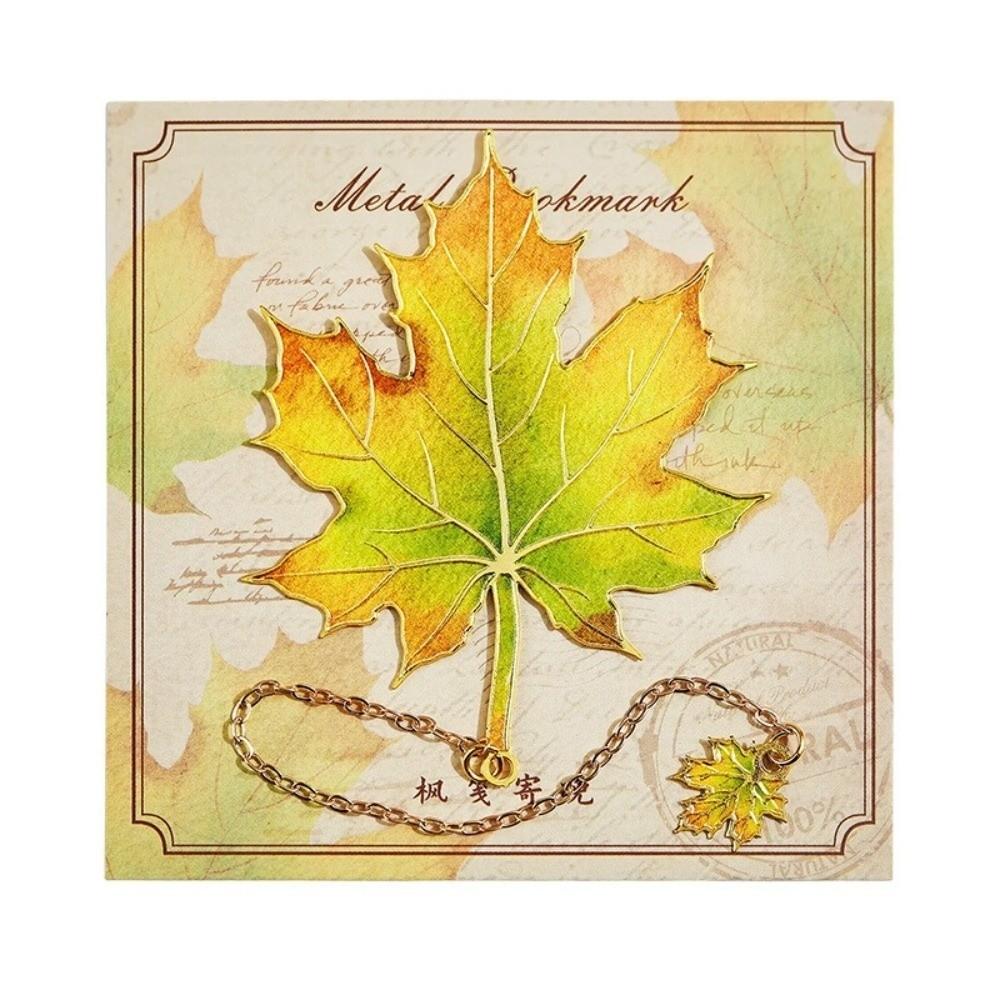 Javorový list Dubový list Záložka Meruňkový list Meruňkový list Záložky Listová kovová záložka Studenti