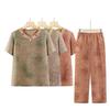 Xiaofu Mid-Aged Women's Summer Short-Sleeve Set