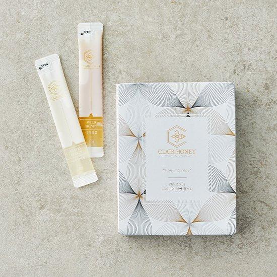 

[Claire Honey] 10 пакетів натурального меду в стіках (5 пакетів акацієвого меду + 5 пакетів дикого квіткового меду)