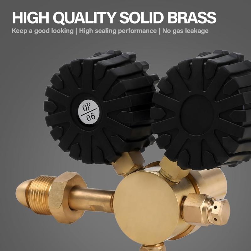 Nitrogen Regulator 1/4inch Male Outlet For Secure Connection And Long Lasting Performances In HVAC Environment