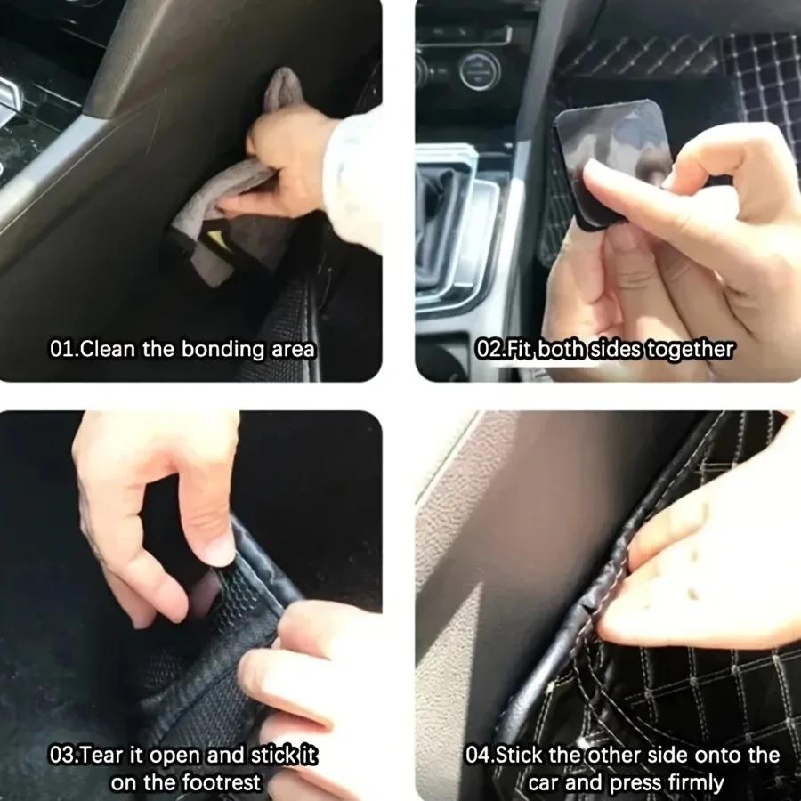 Carpet Fixing Stickers Double Faced High Adhesive Car Carpet Fixed Patches Home Floor Foot Mats Anti Skid Grip Tapes