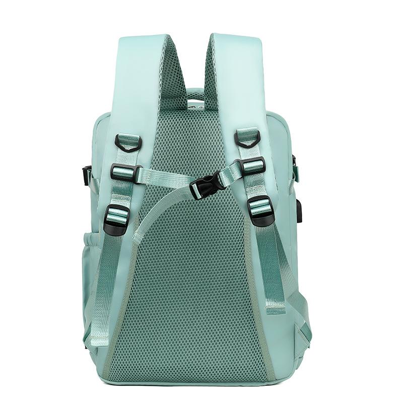 TS JYL laptop bag,Large Backpack Versatile Outdoor Multi Travel Luggage Simple Solid Bag