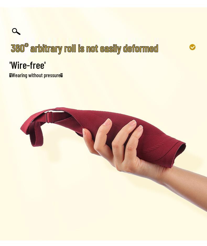 Seamless Push-Up Bra for Women - Anti-Sagging, Side Support, and Adjustable Soft Lift