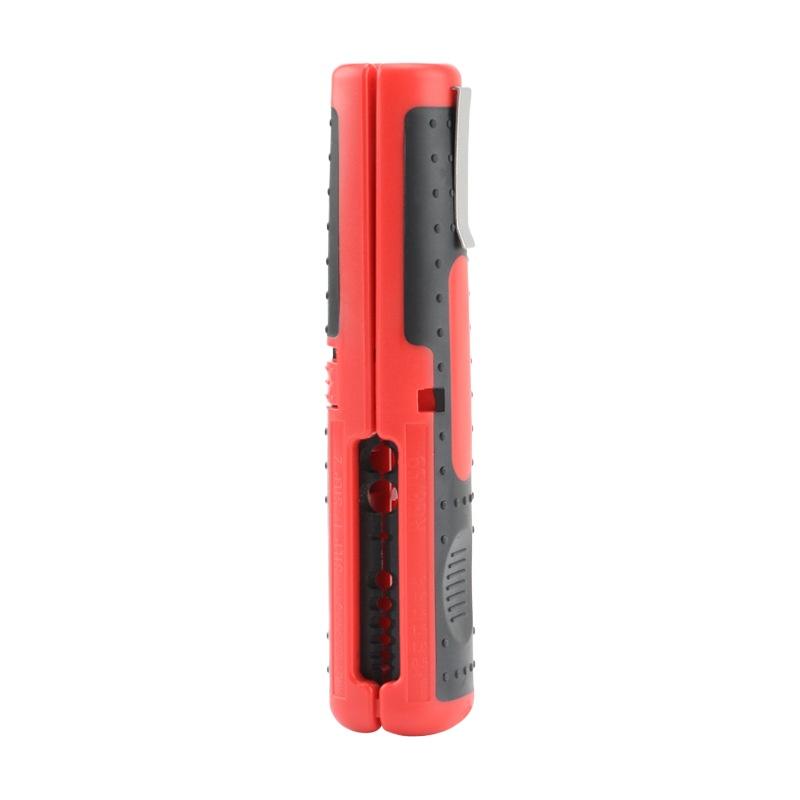 Automatic Wire Stripper with Clamp Portable Electric Wire Stripping Tool Cutter Pliers RG59 RG6 Coaxial Cable Stripper Hand Tool