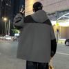 Spring and Autumn New Men's Korean Version Contrast Color Hooded Multi-Pockets Stylish Couple Internet Celebrity Same Style Fashion Jacket